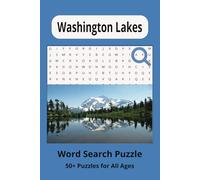 Washington State Lakes Word Search Puzzle Book: Word Search Book With Easy to Read Print about Washington States Lakes | 6x9 inches, 110 pages | 50+ ... … Gift for Vacations, Holidays, and Birthdays