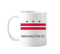 Washington - Tazza in ceramica con profilo bandiera DC