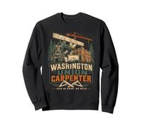 Washington Union Pioggia o Shine Builder Felpa