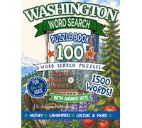 Washington Word Search Book: 100 Bold Easy-to-Read Puzzles Featuring National Parks, Mountains, Ferries, Seattle, Wildlife, History, and Evergreen State Favorites, 1500 Words