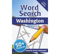 Washington Word Search Puzzle Book: Word Searches with Easy to Read Print about Washington Landmarks, Food, Nature and More | 6x9 inches, 110 pages | ... | Gift for Vacations, Holidays and Free Time