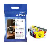 Washope LC3213 LC 3213 compatibile con Brother LC3213 Multipack originale per Brother MFC-J497DW MFC-J572DW MFC-J491DW DCP-J895DW MFC-J774DW DCP-J890DW (confezione da 4)