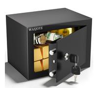 WASJOYE Mini Cassaforte - Cassaforte a muro a serratura di sicurezza, cassaforte