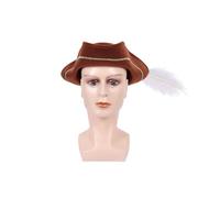 Waslary Cappello da pirata per adulti Clark, accessorio per costume da cosplay, cappello a tre punte