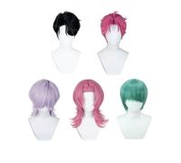 Waslary Saja Boys Parrucca Uomo Anime Band Idol Mystery Abby Romance Jinu Cosplay Parrucca Halloween Costume Accessori