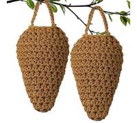 Wasp Nest - Realistic Cotton Hangable with Hook | Artificial Decoy for Yard, Patio, Garden, Eaves, Courtyard, Park, Beach House, Hanging, 1-Pack