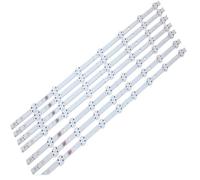 WASQUBKS 7 Pezzi/Kit Strisce LED compatibili con 55A04USB 55A06USB VES550QNDA-2D-N11 VES550QNDS-2D-N12 SVV550AK7_UHD_7LED_A Tipo_Rev0.3