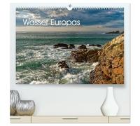 Wasser Europas (hochwertiger Premium Wandkalender 2026 DIN A2 quer), Kunstdruck in Hochglanz: Formen und Farben von Gewässern in Europa