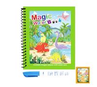 Wasser-Malbücher - Aquarell-Doodle-Bücher | Wiederverwendbare Wasserbücher Mit Stiften Wassermalbuch Für Heimaktivitäten Im Vorschulalter