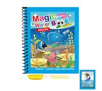 Wasser-Malbücher - Aquarell-Doodle-Bücher | Wiederverwendbare Wasserbücher Mit Stiften Wassermalbuch Für Heimaktivitäten Im Vorschulalter