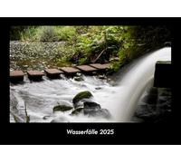 Wasserfälle 2025 Fotokalender DIN A3: Monatskalender mit Bild-Motiven aus Fauna und Flora, Natur, Blumen und Pflanzen