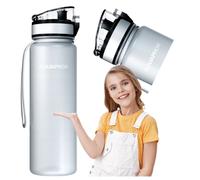 Wasserfilterflasche AQUAPHOR City 0,5 l, Weiß, für Schule, Arbeit, Training