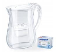 Wasserfilterkanne Aquaphor LAGO weiß 3.8L, Kohlefilter Maxfor+