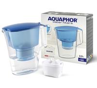 Wasserfilterkanne Aquaphor Time 2,5 l + 1 Filter, blau