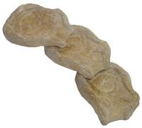 wasserkaskaden Fontane a Cascata Cascata d'Acqua Eder Corso del ruscello 3 Pezzi, Beige/Marrone, 3 Pezzi da 53 x 40 x 8 cm cadauno