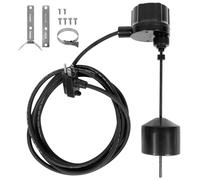 WASSERMANN Interruttore a galleggiante verticale con cavo da 3 m (presa di corrente), AC 115 V/230 V 16 A, interruttore meccanico a galleggiante per serbatoio dell'acqua, pompa pozzetto, pozzetto
