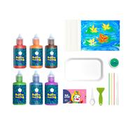 Wassermarmorierung, Hand-Augen-Koordination, lebendig