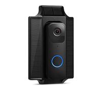 Wasserstein Caricatore solare e supporto, compatibile con campanello video Blink, energia solare per il tuo campanello video Blink (nero) - Non compatibile con il nuovo campanello video Blink (2a