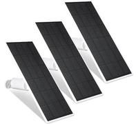 Wasserstein Pannello Solare Fotovoltaico per Google Nest Cam (batteria) con energia solare da 2,5 W, realizzato per Google Nest (confezione da 3)