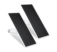 Wasserstein Pannello solare per Google Nest Cam per esterni o interni, batteria - 2,5 W di energia solare - Realizzato per Google Nest (confezione da 2)