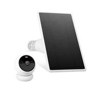 Wasserstein Pannello solare per telecamere di sicurezza Noorio da esterni, 2 W, a energia solare, compatibile con telecamere di sicurezza Noorio B200, B210 (telecamera non inclusa)