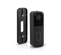 Wasserstein Supporto senza trapano compatibile solo con campanello video Blink - Montaggio a parete/staffa di montaggio per sistema wireless Blink Security (nero)
