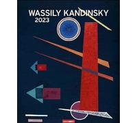 Wassily Kandinsky Edition Calendario 2023 da parete con opere d'arte astratte in stile Bauhaus, grande calendario d'arte 2023 XXL 46x55 cm