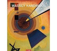 Wassily Kandinsky Edition Kalender 2026: Kunstvoller Wand-Kalender mit abstrakten Kunstwerken im Bauhaus-Stil. Großer Kunst-Kalender 2026 im Hochformat. 46 x 55 cm.