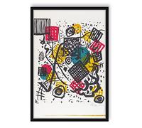 Wassily Kandinsky - Poster "Piccoli mondi V, con cornice, dimensioni: 55 x 40 cm
