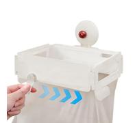 Waste Pouch Organizer Hanging Garbage Bin Stand Foldable Trash Bag Rack