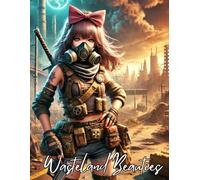 Wasteland Beauties: Post-Apocalyptic Anime Girls Coloring Book for Creativity and Relaxation