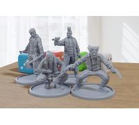 Wasteland Raiders - 3D Stampato Figure per Post Apocalyptic Miniatura Tablet