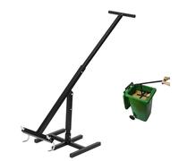 Wastemate - Compattatore per bidoni della spazzatura, compattatore per bidoni della spazzatura, senza contatto, strumento manuale per il riciclaggio dei rifiuti, con manico regolabile, per cucina e