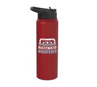 Wastewater Whisperer - Water Treatment Plant Operator Stainless Steel Insulated Water Bottle