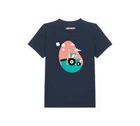 watabout.kids Maglietta 'Traktor' navy / turchese / rosso pastello / bianco Bambini watabout.kids 116