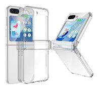 WATACHE for Galaxy Z Flip 5 Case with Hinge Protection, Z Flip 5 Case Clear Slim Trasparente Shockproof Hinge Hard Flip5 Phone Case Cover, Clear…
