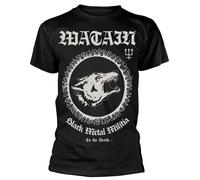 Watain 'Black Metal Militia' (Nero) T-Shirt - NUOVO E UFFICIALE