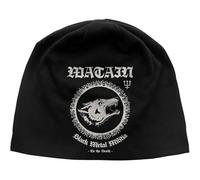 Watain - Rock Off Watain Beanie Hat Nero Metal Militia Band Logo Nuovo Ufficiale Nero Unisex Size One Size