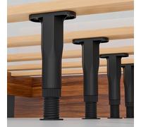 WATAOW Gambe di Supporto per Letto Regolabili, Gambe per Telaio del Letto Pesanti, Piedini di Ricambio per Doghe Centrali, Piedi Rete per Mobili/Divano/Cassettiera(1-Pack,7-11in)