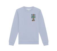 Watapparel Felpa ' Adventure is everywhere ' blu chiaro / colori misti Uomo Watapparel XXXL blu chiaro / colori misti