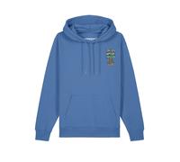 Watapparel Felpa ' Adventure is everywhere ' blu / colori misti Uomo Watapparel XXL blu / colori misti