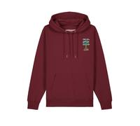 Watapparel Felpa ' Adventure is everywhere ' colori misti / borgogna Uomo Watapparel M colori misti / borgogna