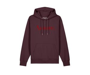 Watapparel Felpa ' Amore ' marrone / rosso scuro Uomo Watapparel L