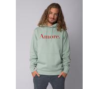 Watapparel Felpa ' Amore ' menta / rosso sangue, Taglia XS