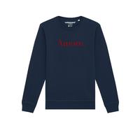 Watapparel Felpa 'Amore' navy / rosso Uomo Watapparel 5XL