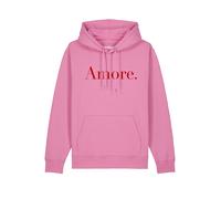 Watapparel Felpa 'Amore' rosa / rosso scuro Uomo Watapparel S rosa / rosso scuro