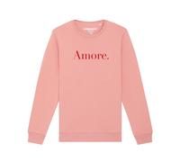Watapparel Felpa 'Amore' rosa / rosso Uomo Watapparel L rosa / rosso