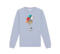 Watapparel Felpa ' Balloon Spaceman ' blu chiaro / colori misti Uomo Watapparel XL