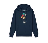 Watapparel Felpa 'Balloon Spaceman' navy / colori misti Uomo Watapparel 4XL navy / colori misti