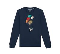 Watapparel Felpa 'Balloon Spaceman' navy / colori misti Uomo Watapparel M